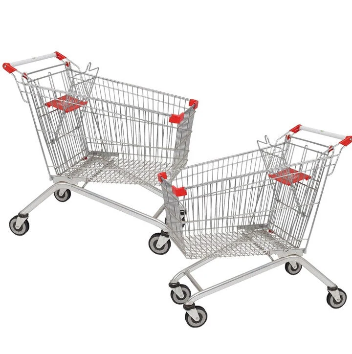 High Quality American Supermarket Shopping Trolley Supermarket Shopping Trolley Carts