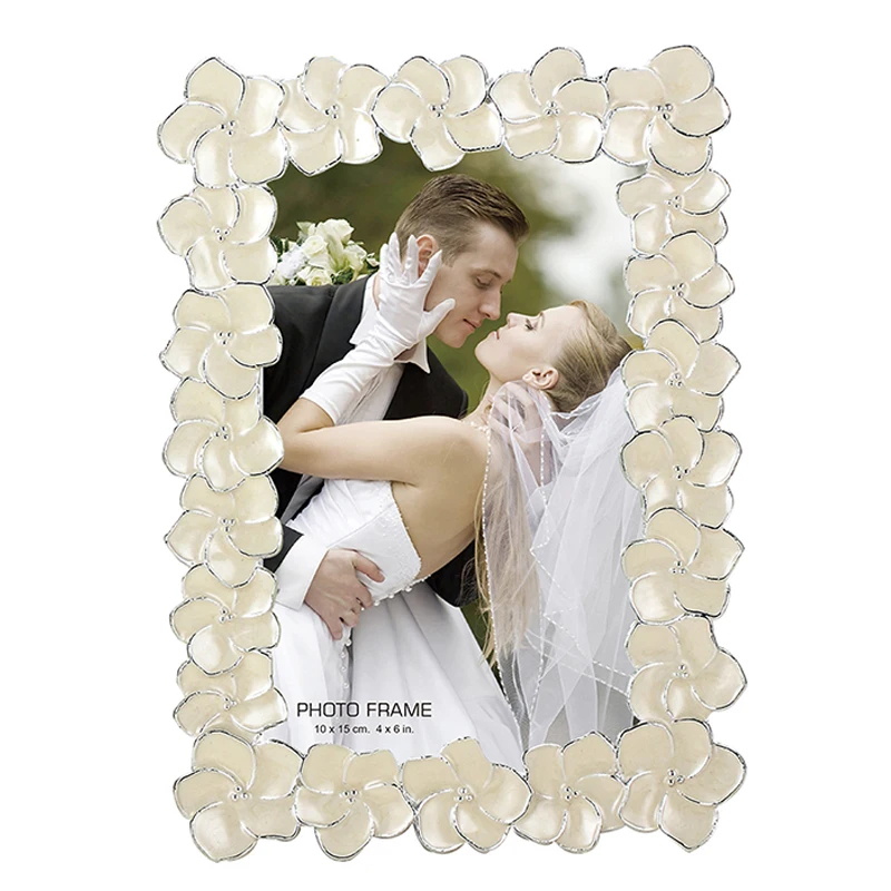 Flower Picture Frame Zinc Alloy Metal Photo Frames