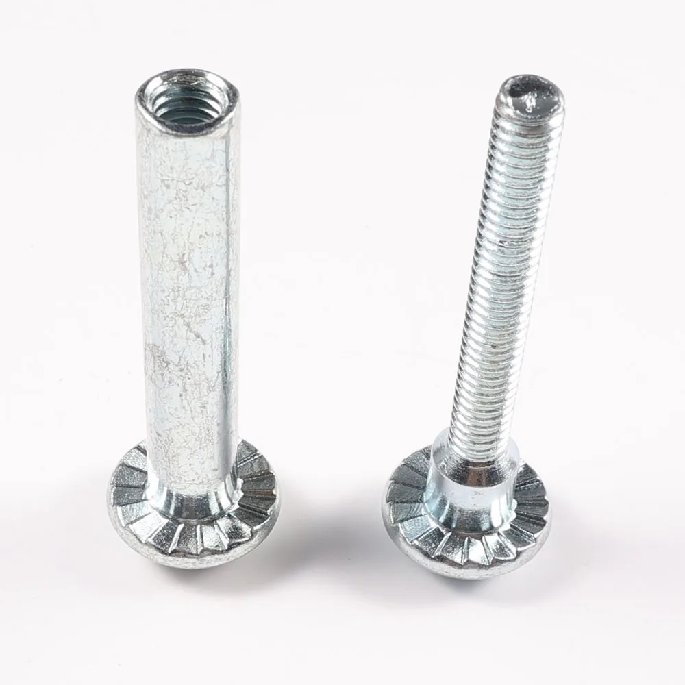 Hex Socket Flat Head Stainless Steel Rivet Bushing Sleeve Nut 6mm Binding Screw Nut M6