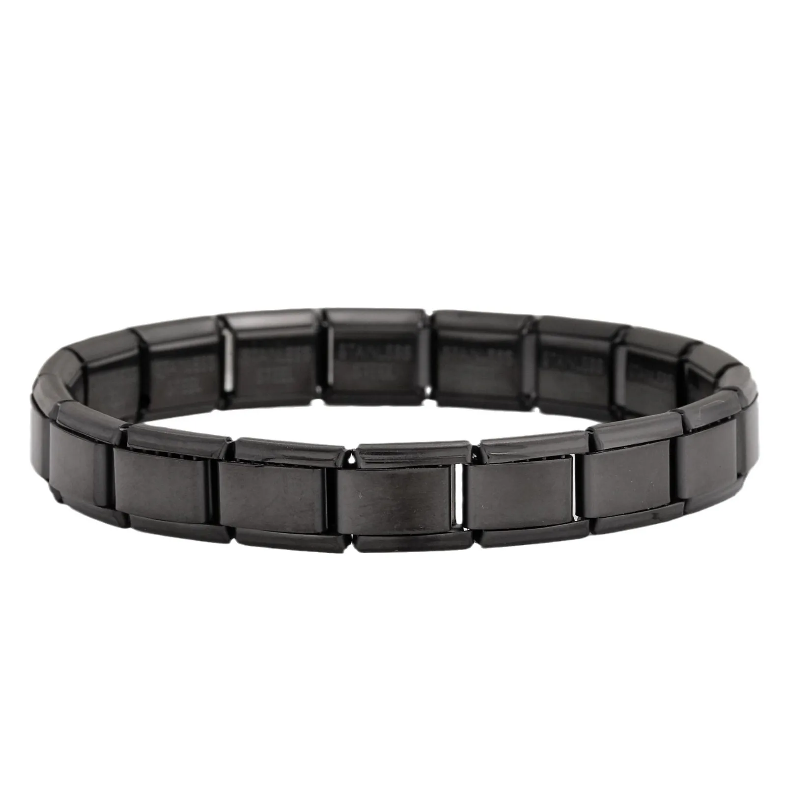 Wholesale 9mm Stainless Steel Women Men Patten Mixed Lot Charms Links Italian Charm Bracelet Pulsera de la suerte