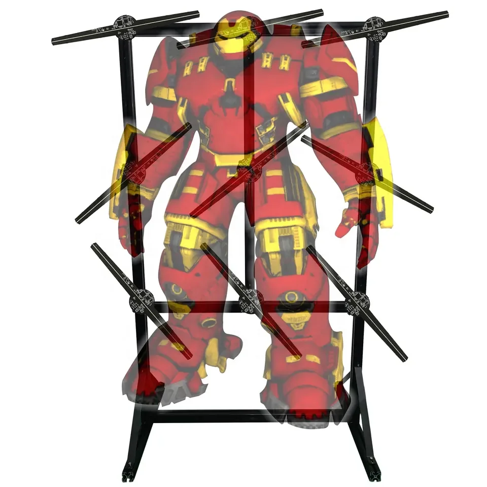 Virtual Human Splice Cloud Manage Mall Stage Ventilador Holograma Publicidad Holographic Display 3d Hologram Holographic Fan