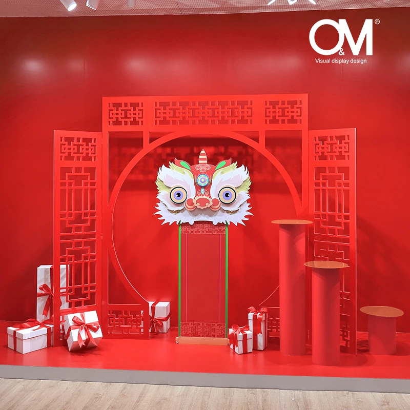 Дизайн дисплея O & M, колонка для витрин, отображения окон, товары для Украшения витрин магазина