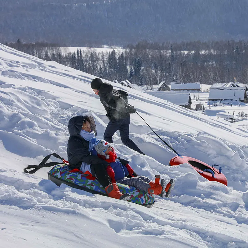 32 Inch Inflatable Snow Sled Ski Tubing For Child