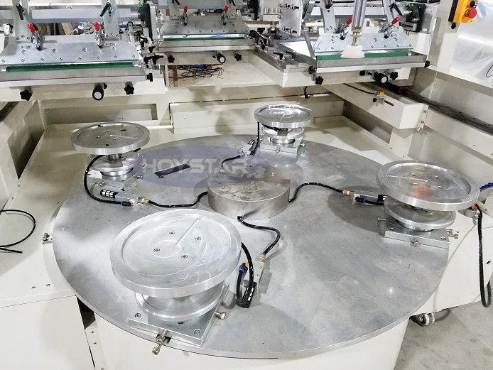 3 Colors Ceramic Plate Pad Printing Machine for bowl