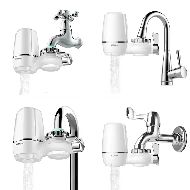 Hot Sale Home Use Easy Install ABS Water Filter System Water Treatment Filter with Ceramic Carbon Filter Cartridge