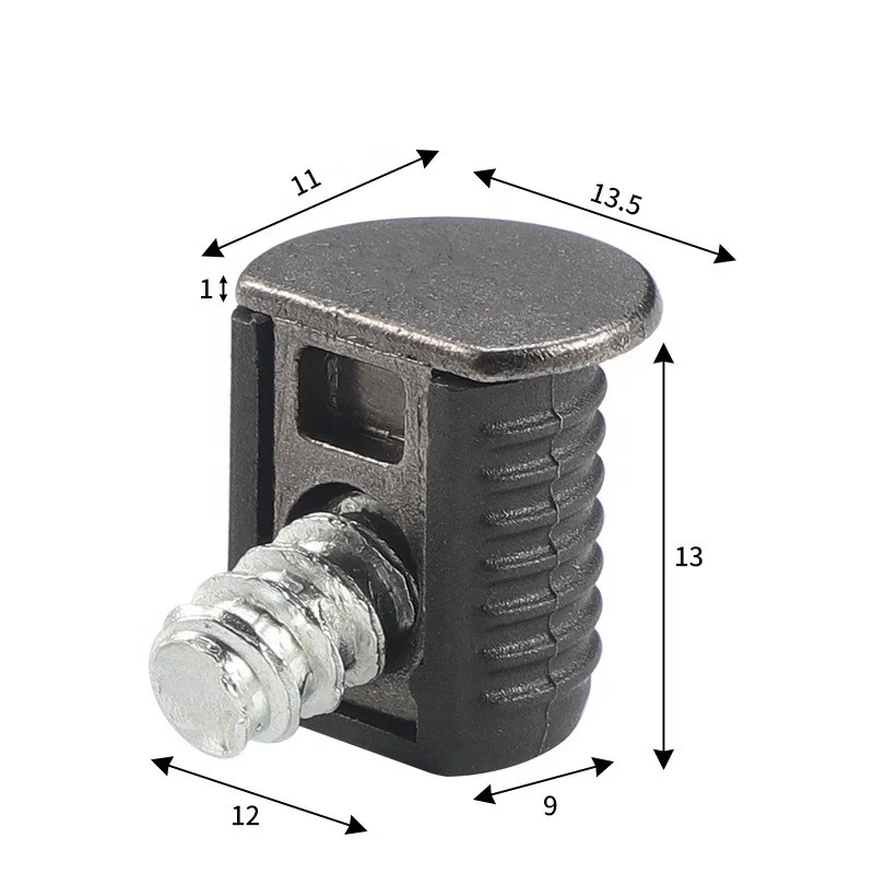 Minimalist Gun Plate Support Bracket Furniture Invisible Connector Removable Furniture Hidden Connector