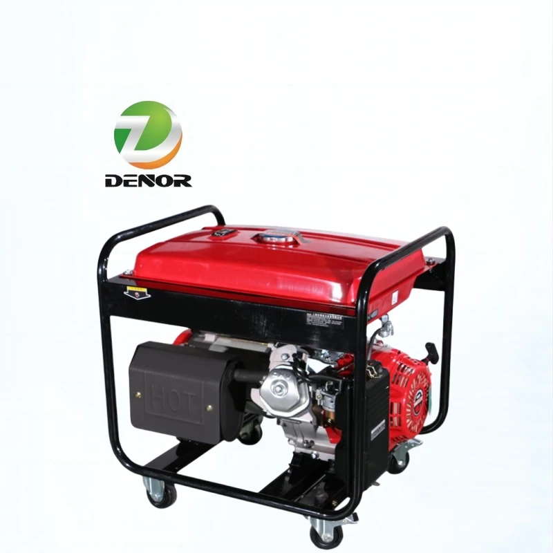 Small Portable Air Cooled Diesel Small Generator with Wheels 188f