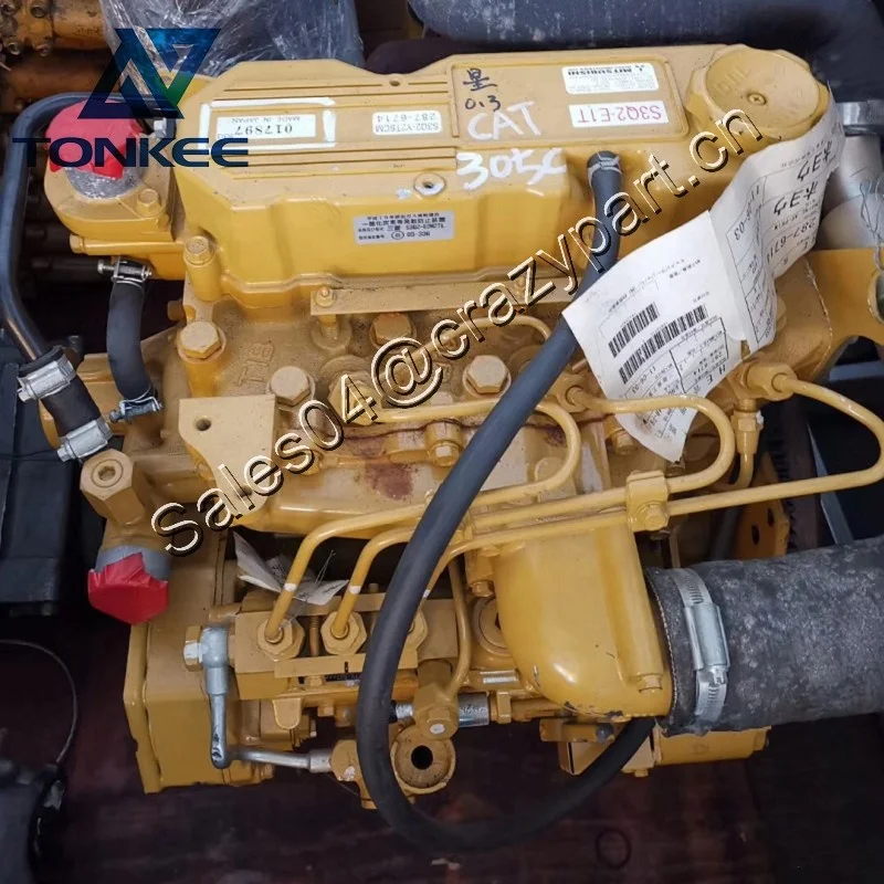 Genuine New 303.5C 305C Complete engine assy S3Q2 S3Q2-T S3Q2-E1T 287-6214 Whole Diesel engine for Mini Excavator