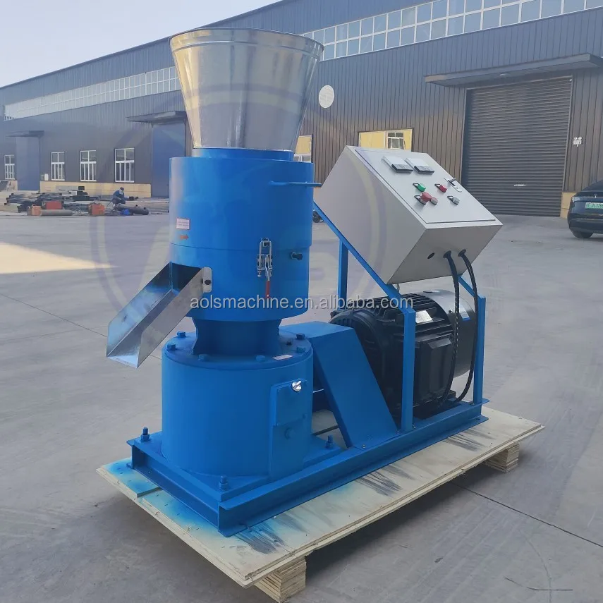biomass ring die pellet machine straw rice husk sawdust pellet machine pellet production line for sale