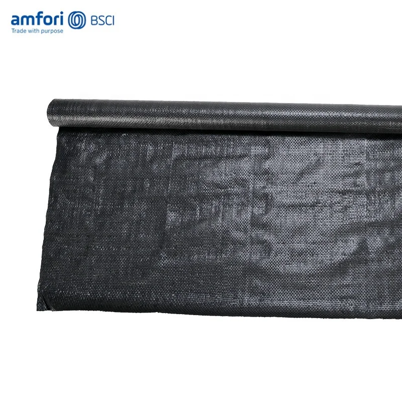 Ecofriendly Pp Woven Weed Mat Weed Control Barrier Mat In Roll Fabric