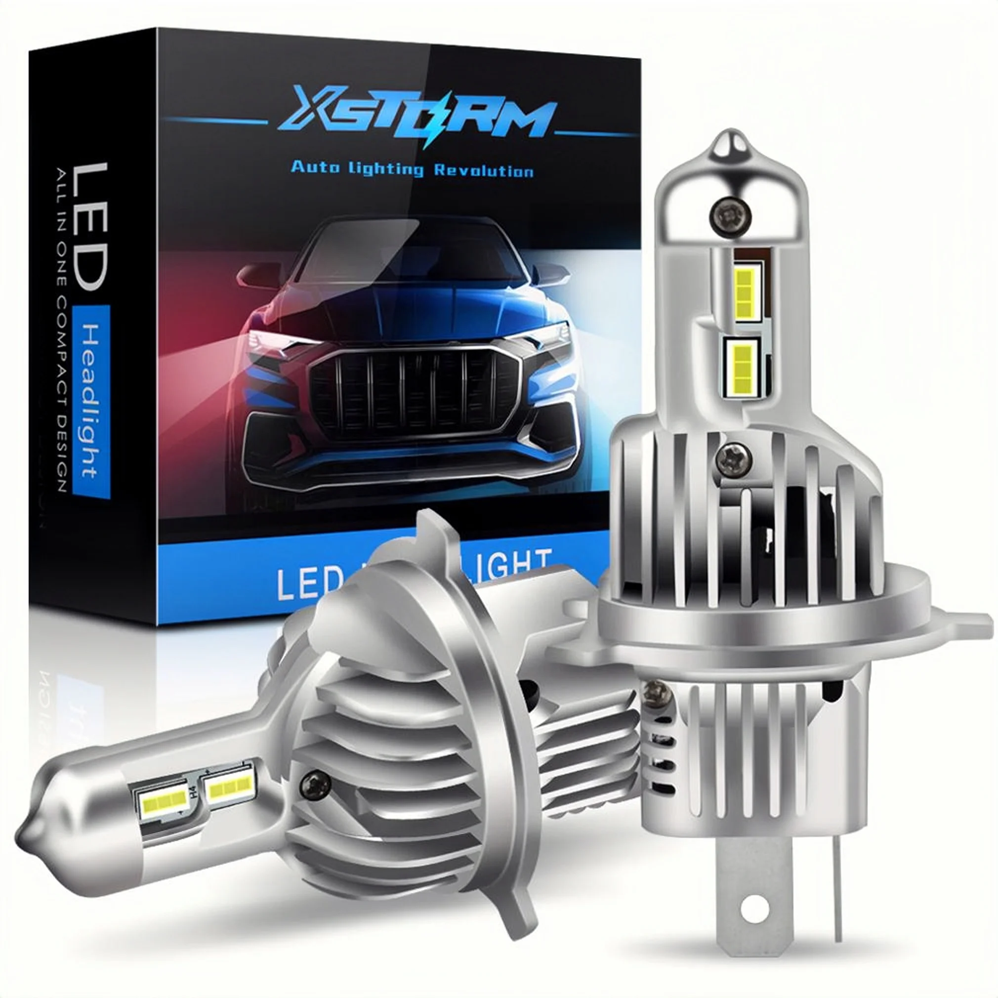 Canbus 9005 HB3 9006 HB4 Автомобильная H11 H8 мотоциклетная фара комплект ламп светодиодные мини H7 светодиодные лампы H4 H1 H3 6000k