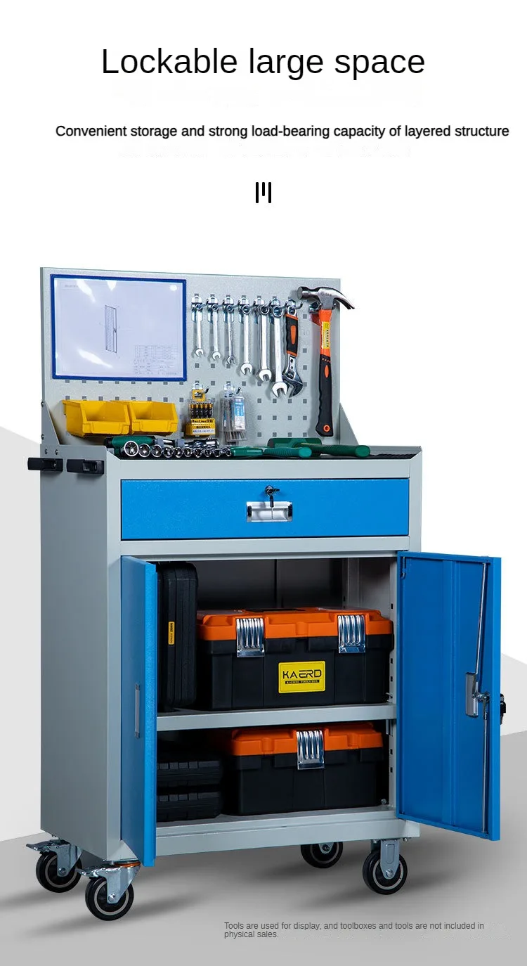 JIN YANG HU Heavy Duty Metal Storage Cabinet Tool Cabinet Trolley cart for garage