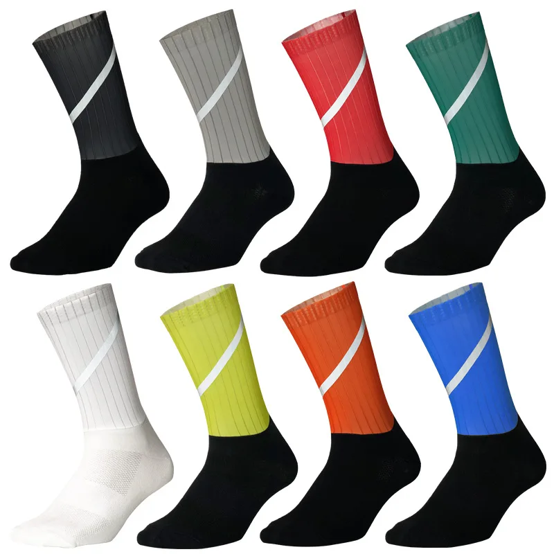 Aero Cycling Sock Seamless Hot Selling Bamboo Socks Sport Custom Reflective Monton Cycling Socks