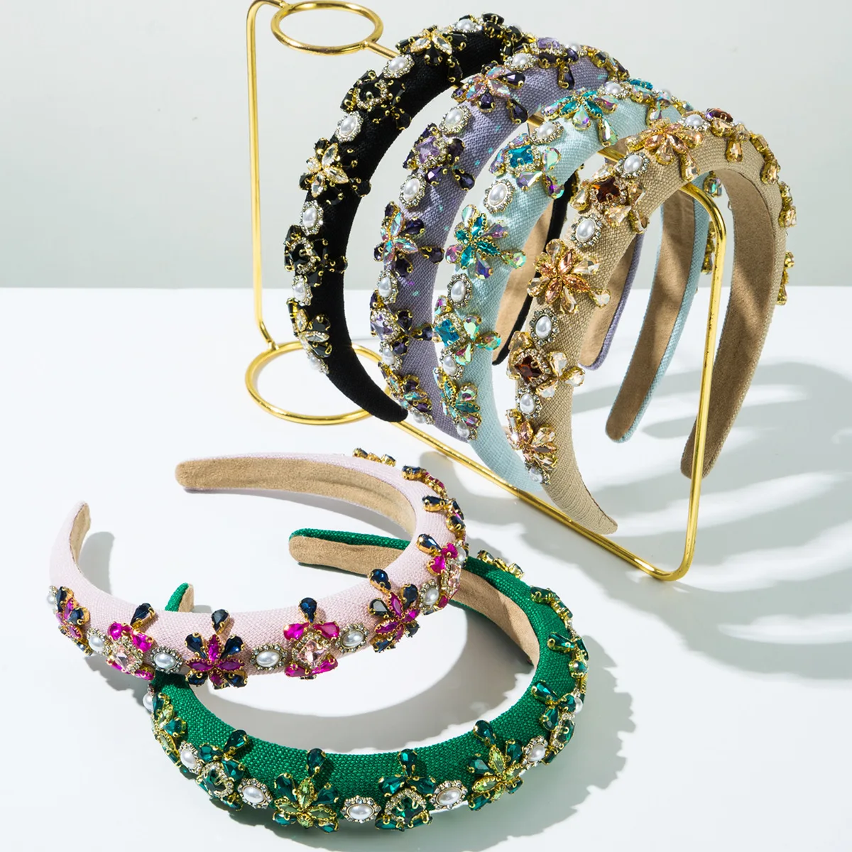 Made In China Fancy Hair Accessories Designer Headband Baroque Pearl Jewelry