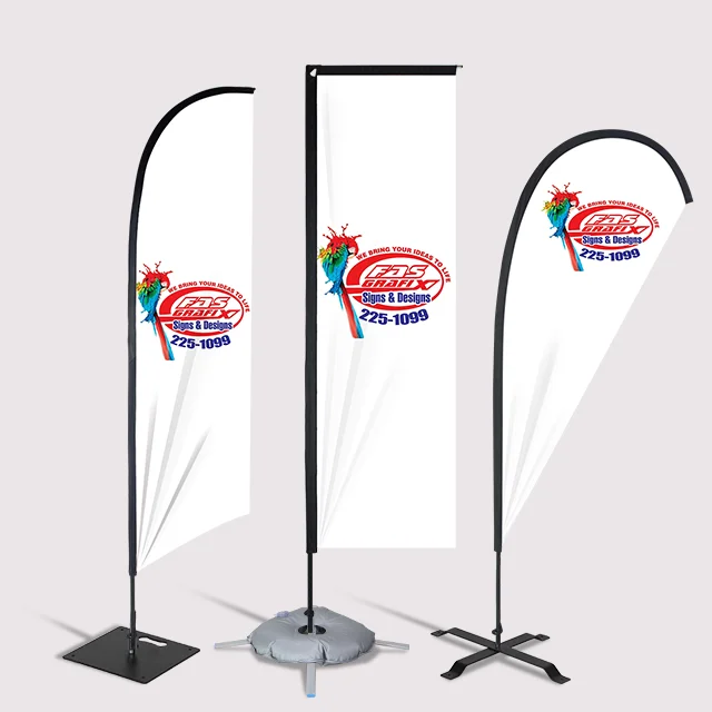 2m Teardrop Advertising Flag