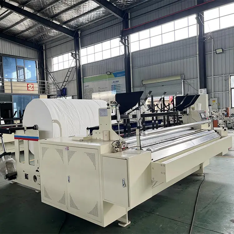 fully automated toilet paper machine roll cutting machine price toilet paper rewinding machine