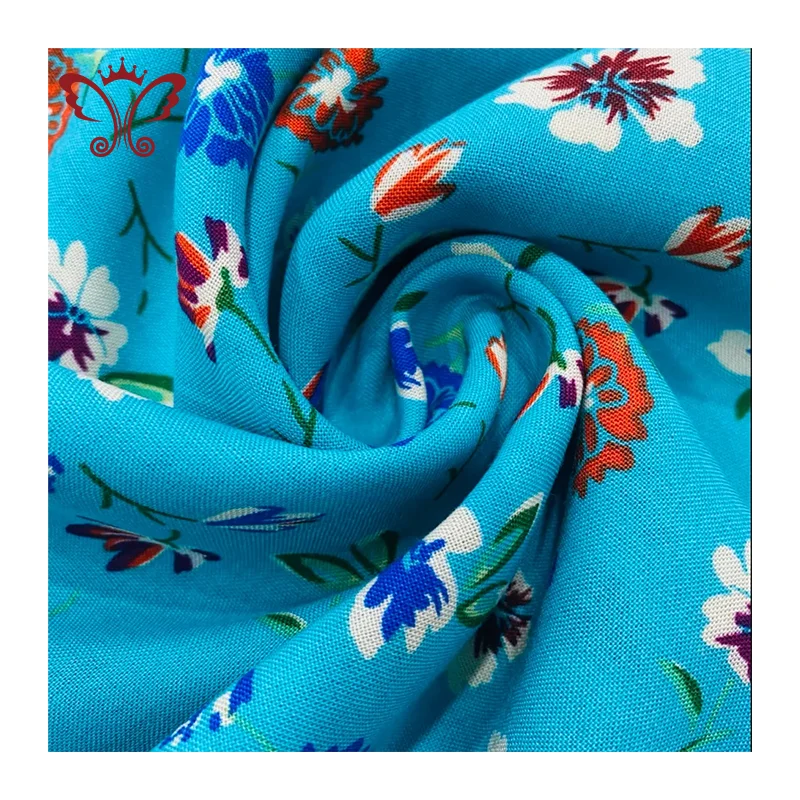 New design polyester rayon burnout jersey fabric for dress