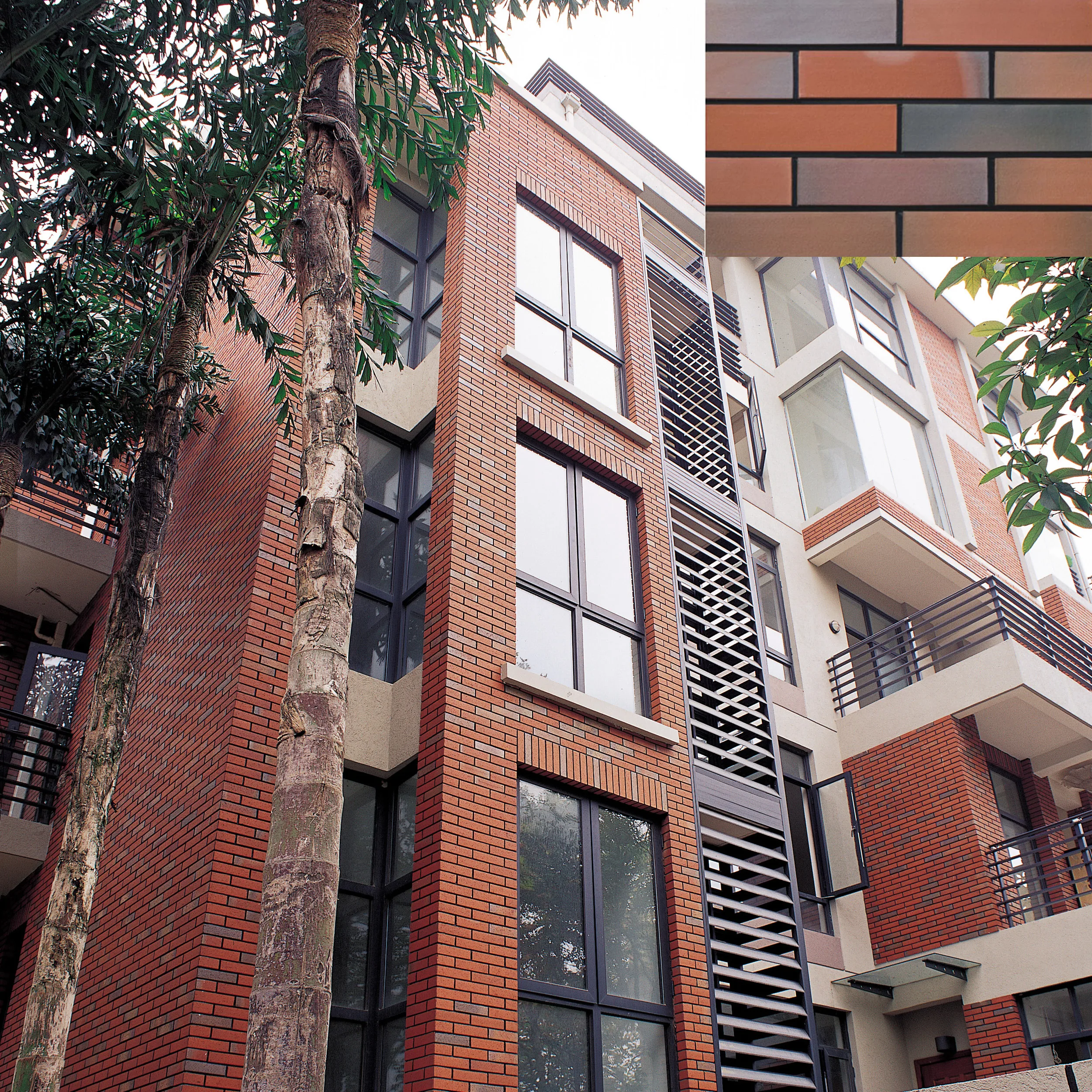 240*60*10mm Reclaimed  clay veneer bricks