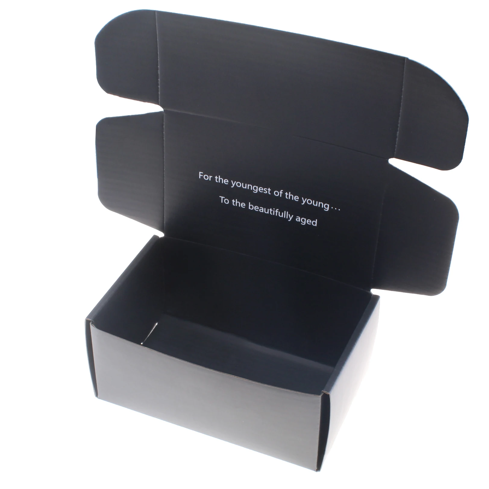 Custom Logo Design Factory Manufacturer Luxury Wholesale Black Corrugated Socks Packaging Shipping Mailer Box  With Logo