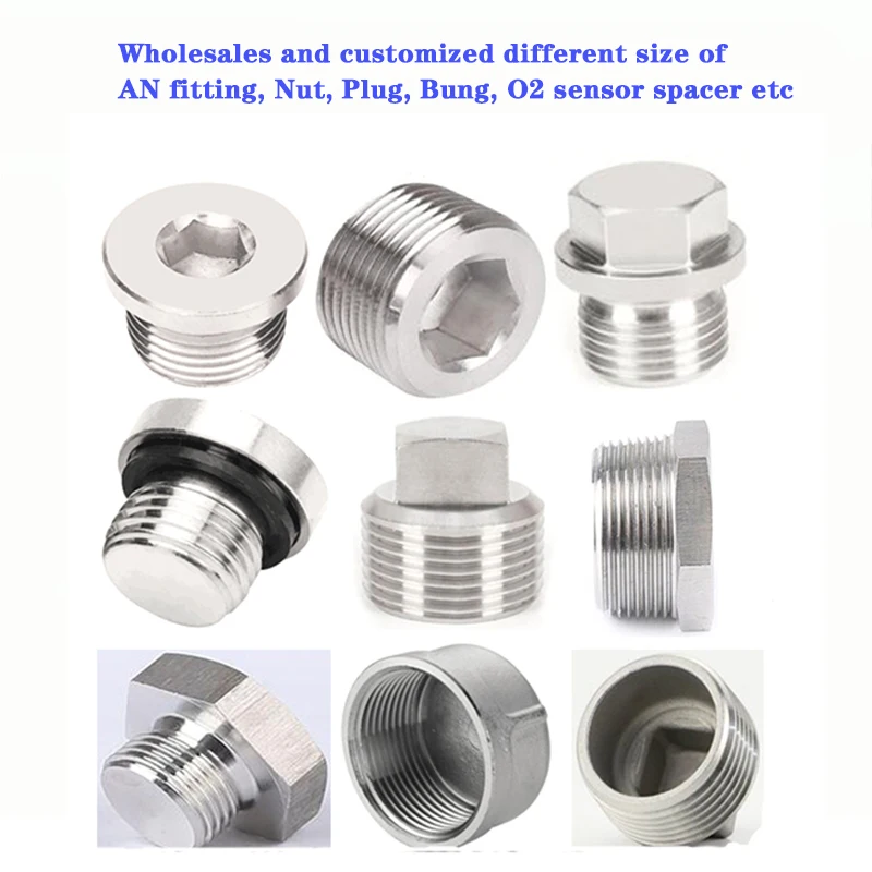 OD 28*17mm CNC Machinery Fasteners, Exhaust Pipe Fitting, Oxygen Sensor Nut, Steel Nickel Plated, M18*1.5 Silver CNC Machining
