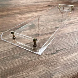 Luxury Bathroom Clear Bathtub Caddy Trays Acrylic Bathtub Tray