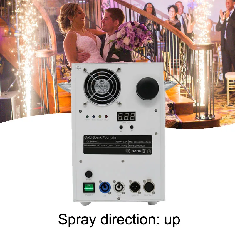 Igracelite 900w Party Cold Sparklers Event Wedding Cold Sparkler Machine