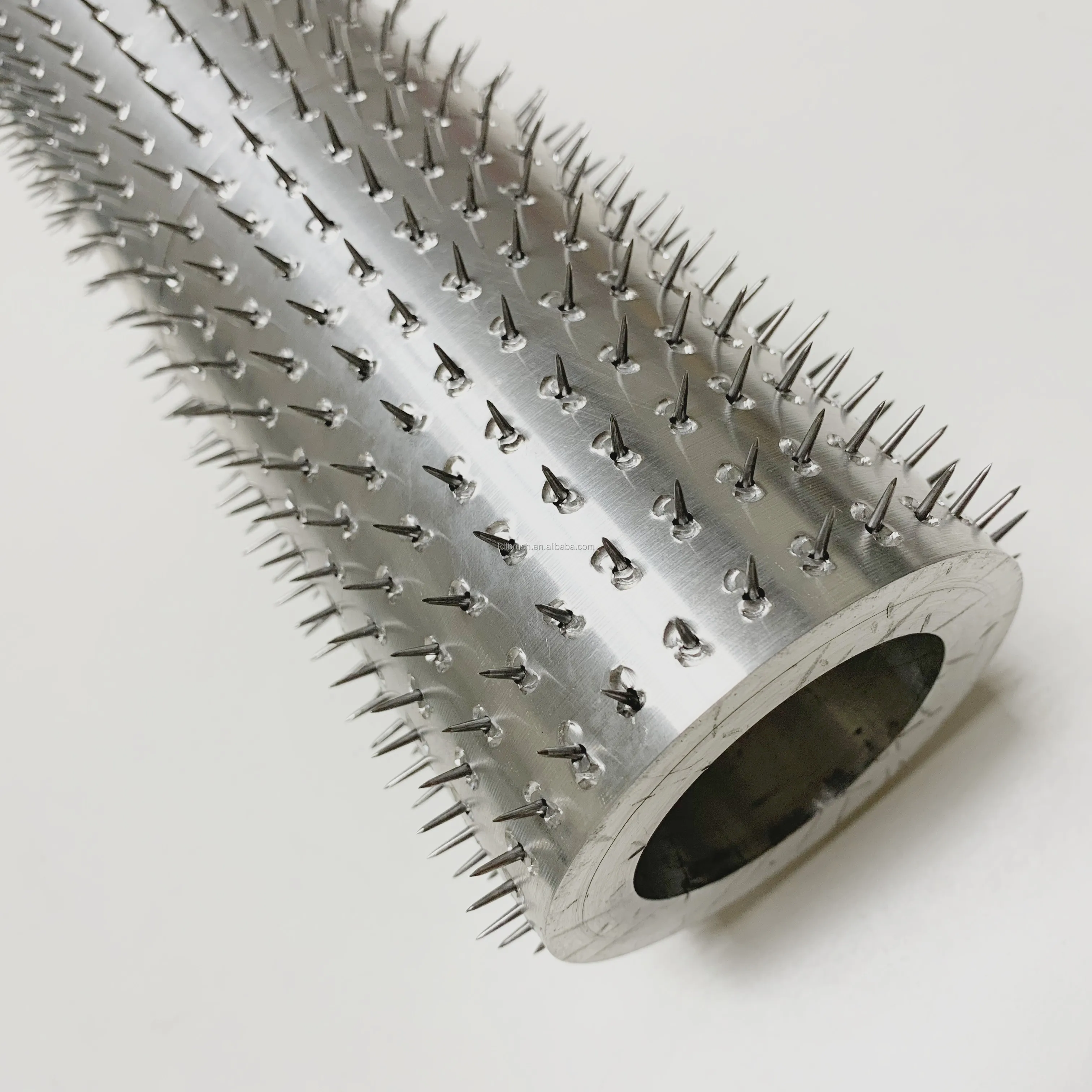 TDF Perforating Needle roller Pin Sleeves Pinned Roller for Leather Plastic Paper Rubber PP PE film Hole Punching