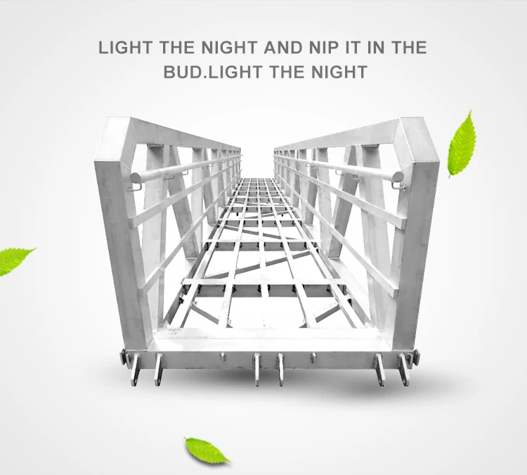 ODM/OEM Water Platform  Floating Pontoon Walkway Yacht terminal Customized Aluminum Alloy Gangway