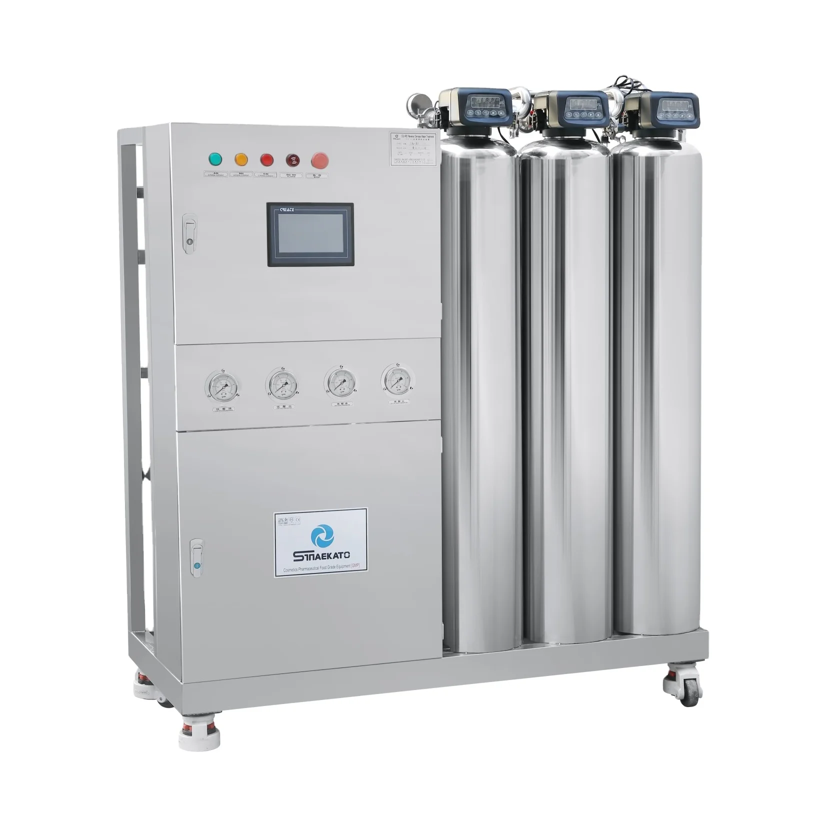 500L/H RO one stage water treatment filter system for water purification machine