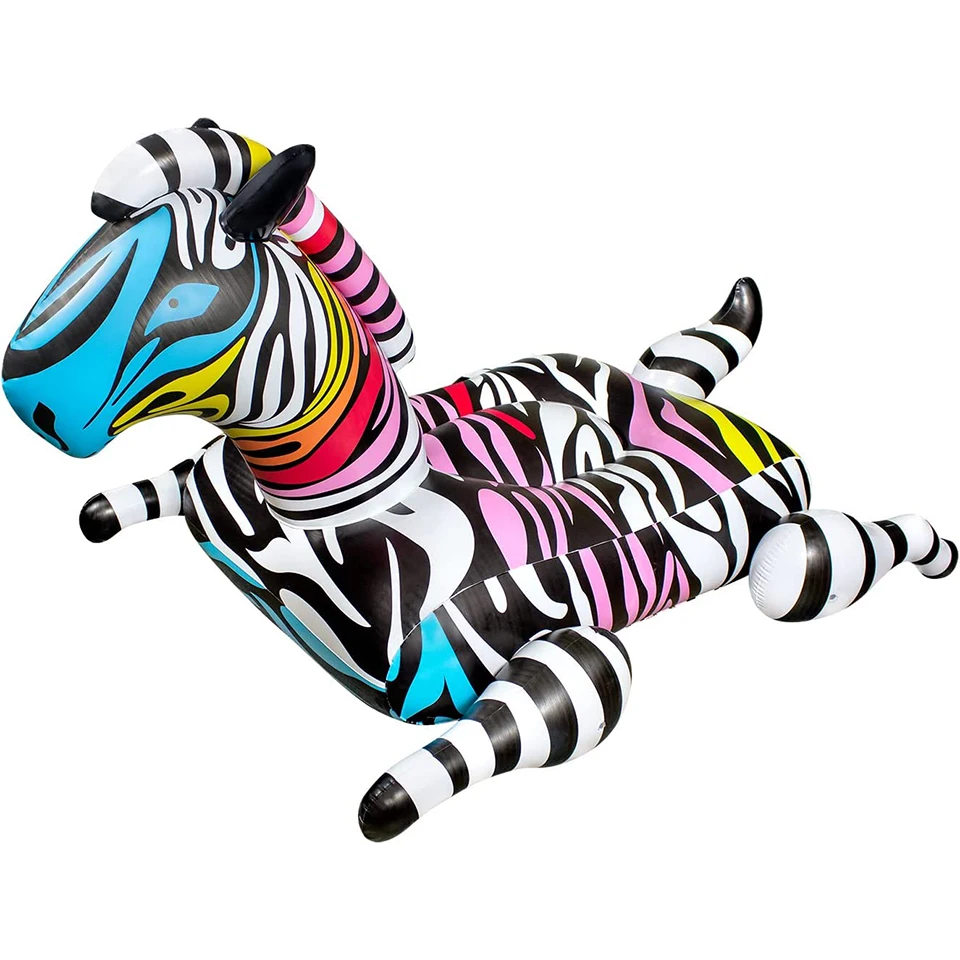 Надувной плавающий бассейн Zany Zebra Jumbo летние каникулы уличные водные виды спорта плавающая игрушка