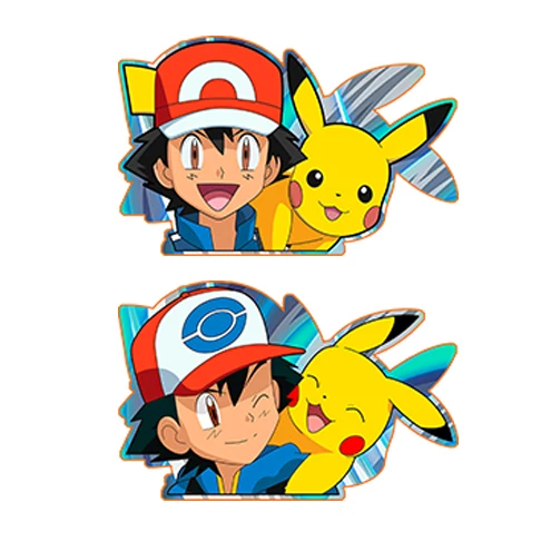 Pikachu оптовая продажа водонепроницаемые наклейки 3d движущиеся линзовидные флип-наклейки