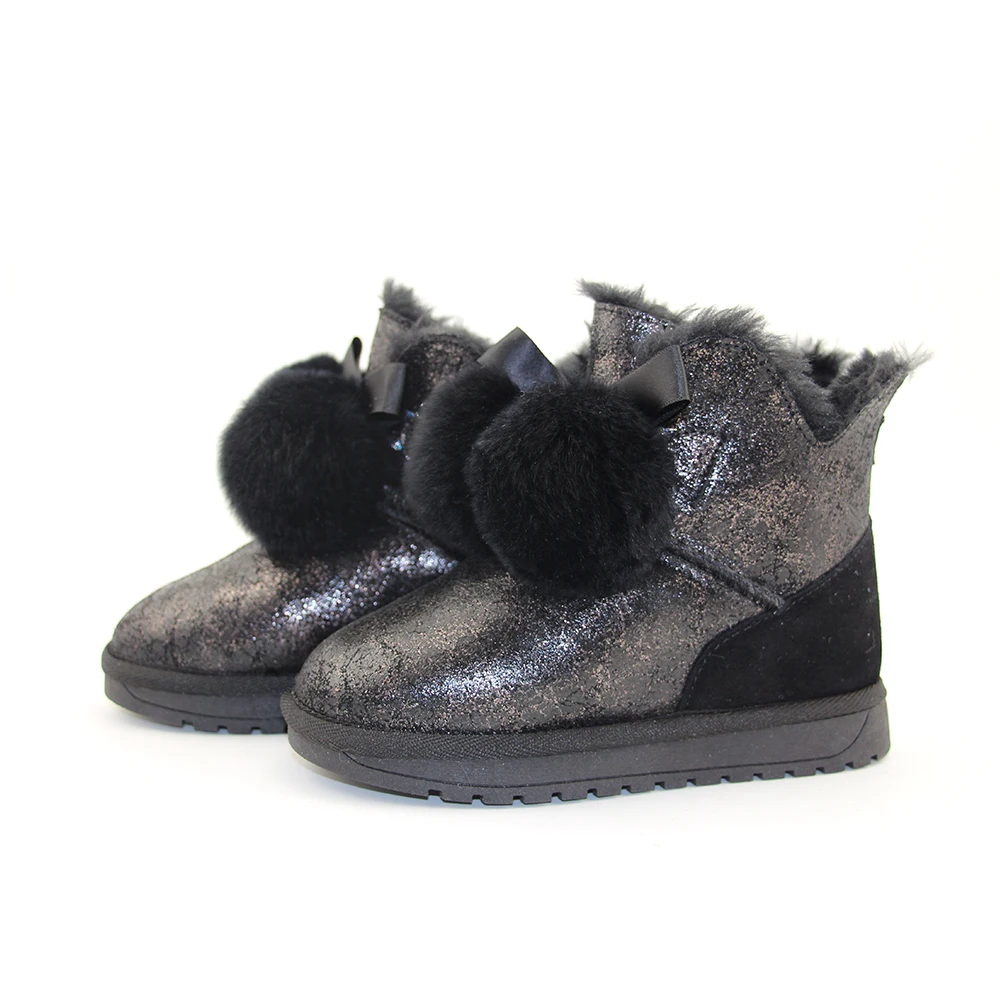 bling bling snow boots pink ankle snow boots