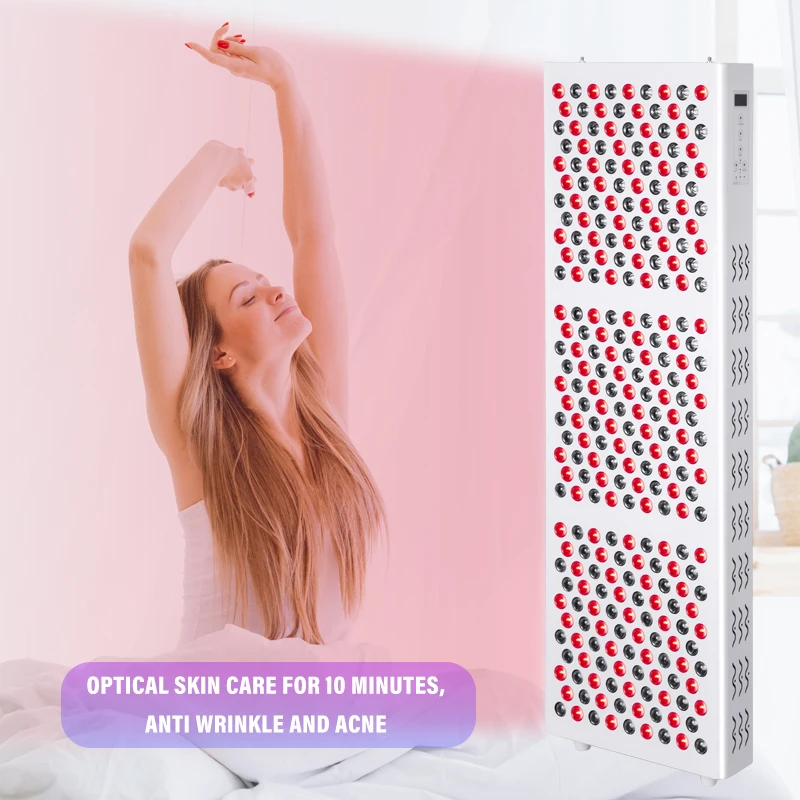 SAIDI Pulse Remote Frequency 660nm 850nm  NIR Pain Relief Full Body Home PDT Device LED Red Light Therapy Panel 1500W