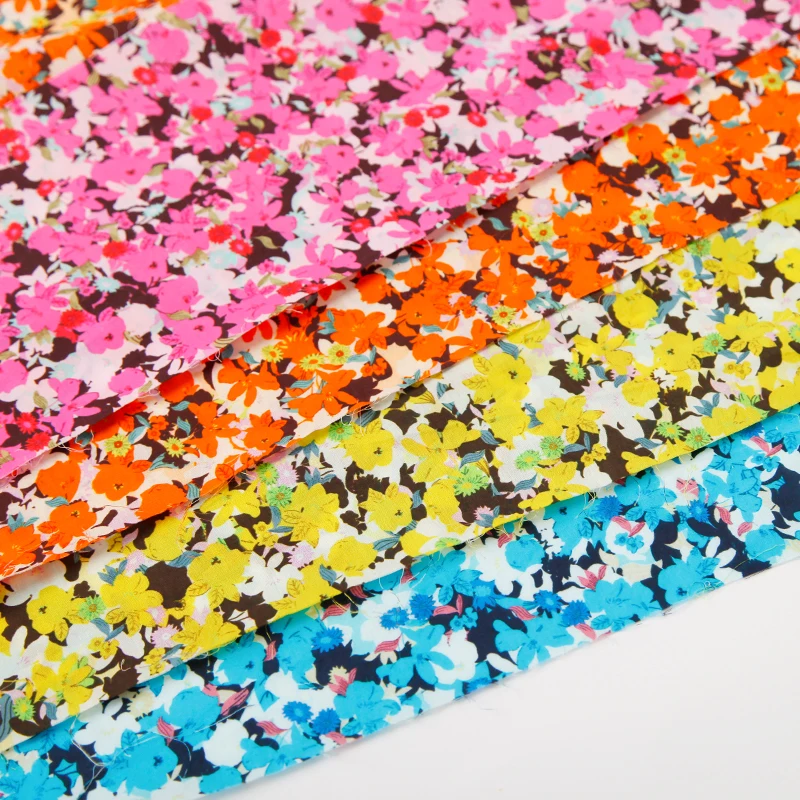 Wholesale 100% Cotton Poplin Digital Print Custom Print Fabric For Garment Dress household