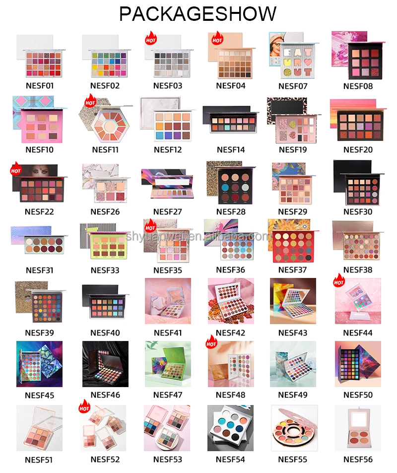 Oem Wholesales 9 colors Vegan High Pigment Glitter Matte Shades Custom Logo Private Label Makeup Cosmetics Eyeshadow Palette