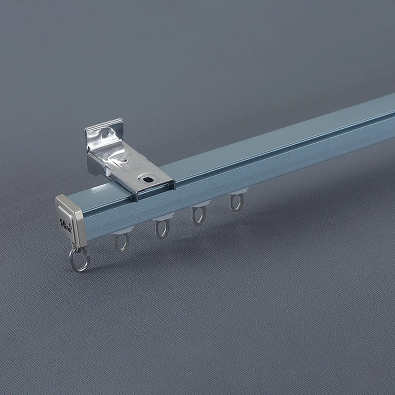 Wholesale Best Price Curtain Rod Ceiling Mount Curtain Rods With Strong Gliders Curtain Rail Track
