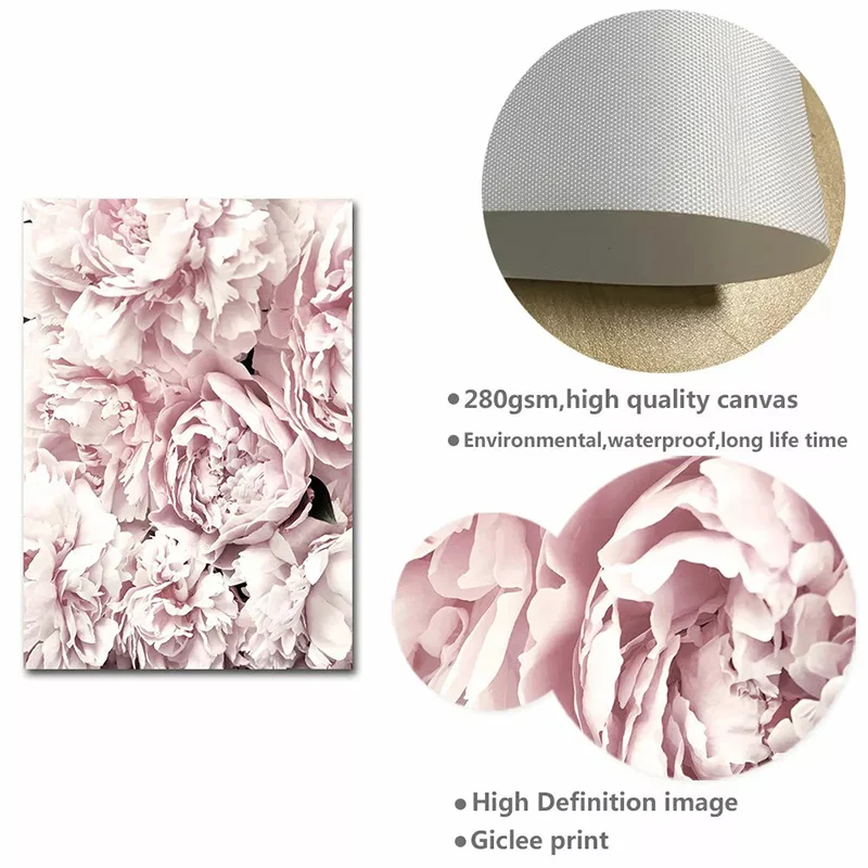 Guanjun prominent letter painting cosmetics poster wall art make up beauty woman canvas painting