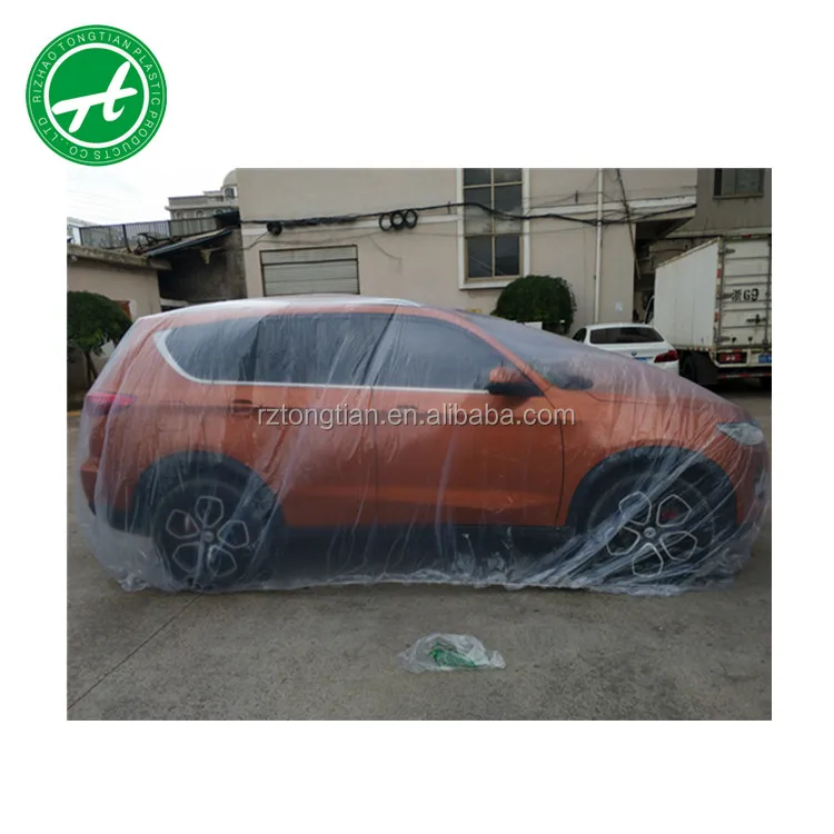indoor use plastic universal fit car cover