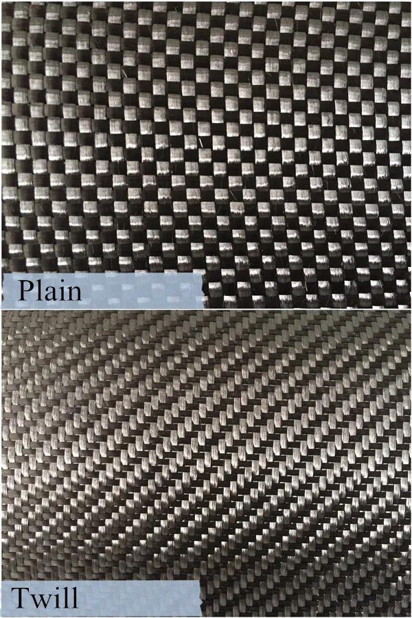 6K 300gsm 380gsm Twill Carbon Fibers fabrics