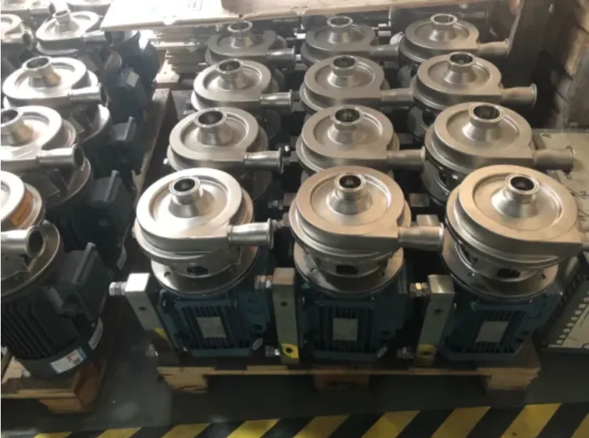 Manufacturers directly sell new durable stainless steel grade electric CE pump open impeller dairy sanitary centrifugal pump