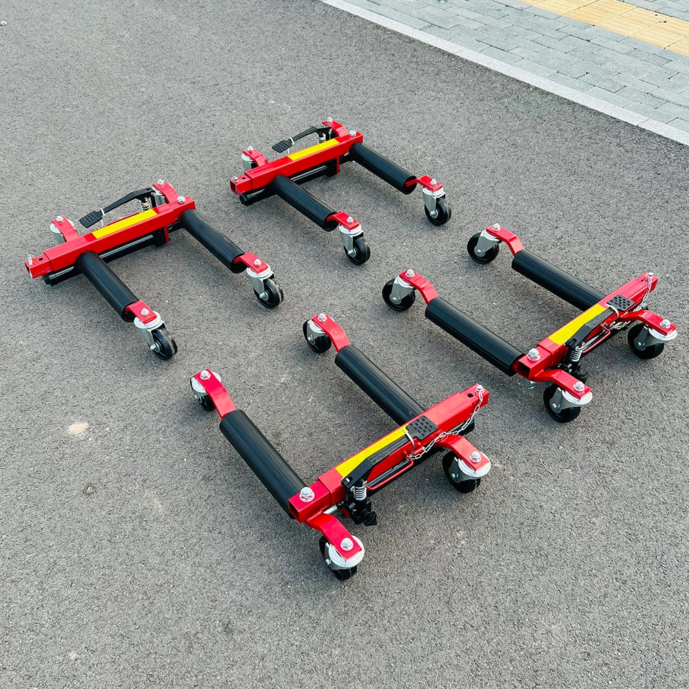 Portable Manual Hydraulic Moving Lift Dolly hydraulic wheel dolly