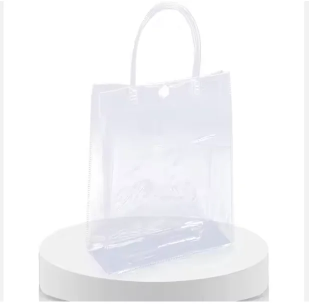 High quality hot sellers custom pvc bag handbags for women luxury product packaging plastic shopping bag