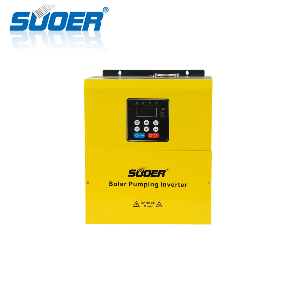 Suoer 380V 3 phase 4kw 4000w Three-phase mppt VFD solar water pump inverter