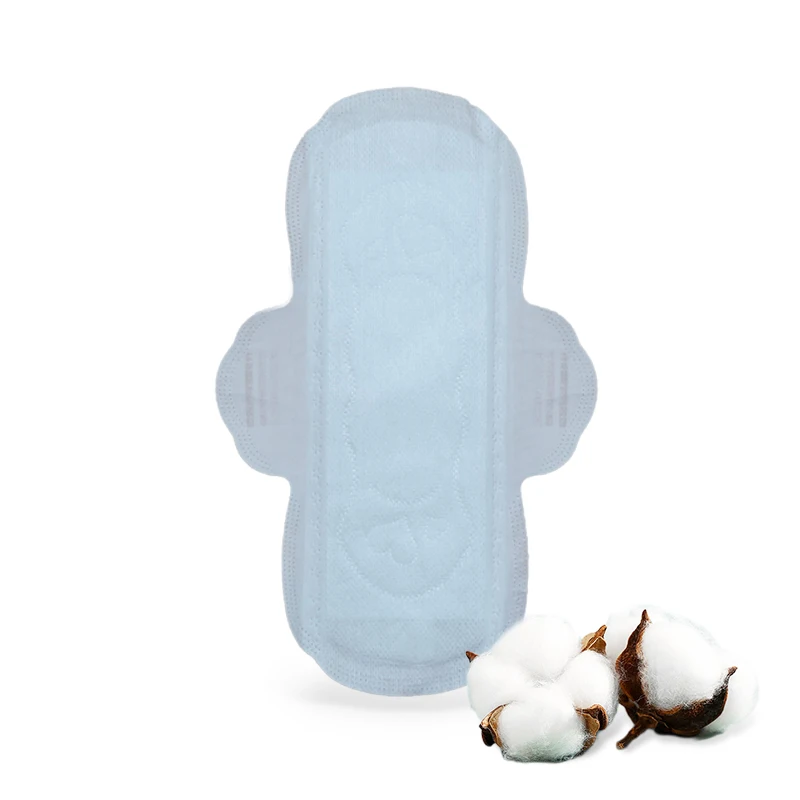 Organic Cotton Heavy Flow Breathable Premium Antibacterial Female Sanitary Pad