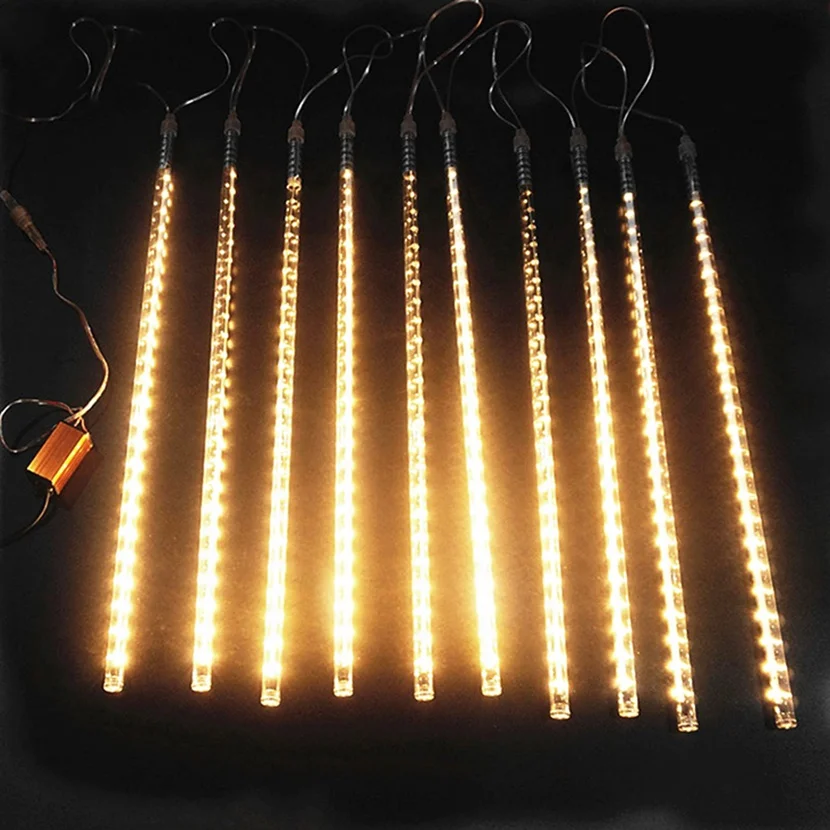 led string lights Outdoor Waterproof LED Meteor Shower Lights for Holiday Party Wedding Christmas Tree Party Tree Decoration