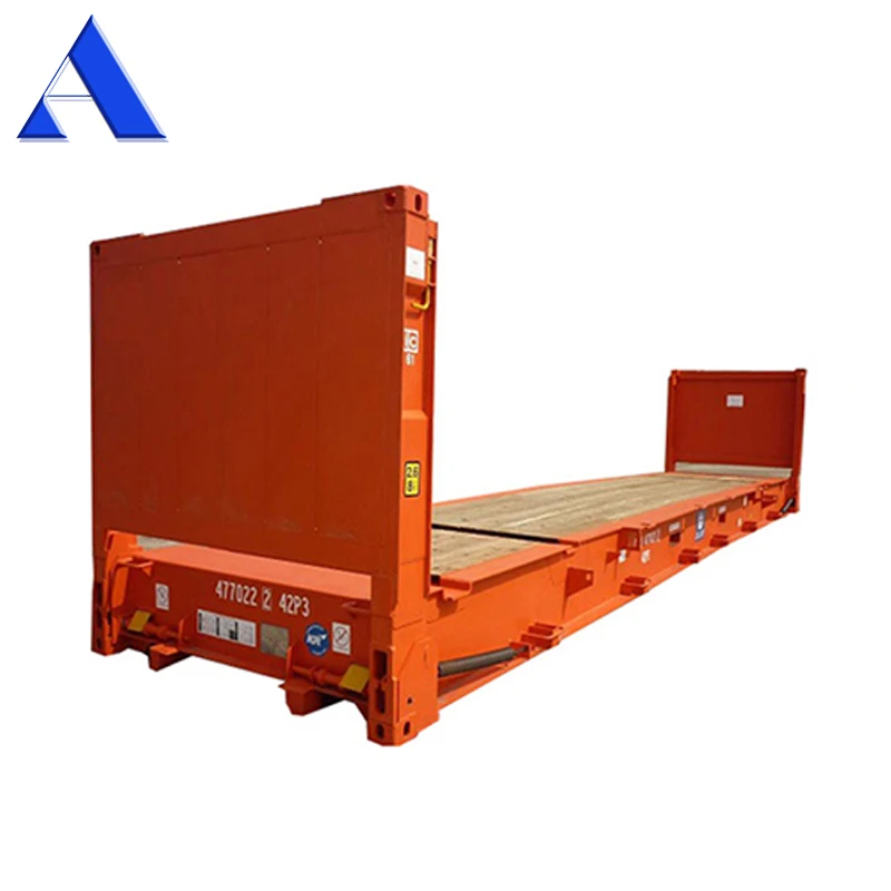 Brand New 20ft Flat Rack Containers with End Panel