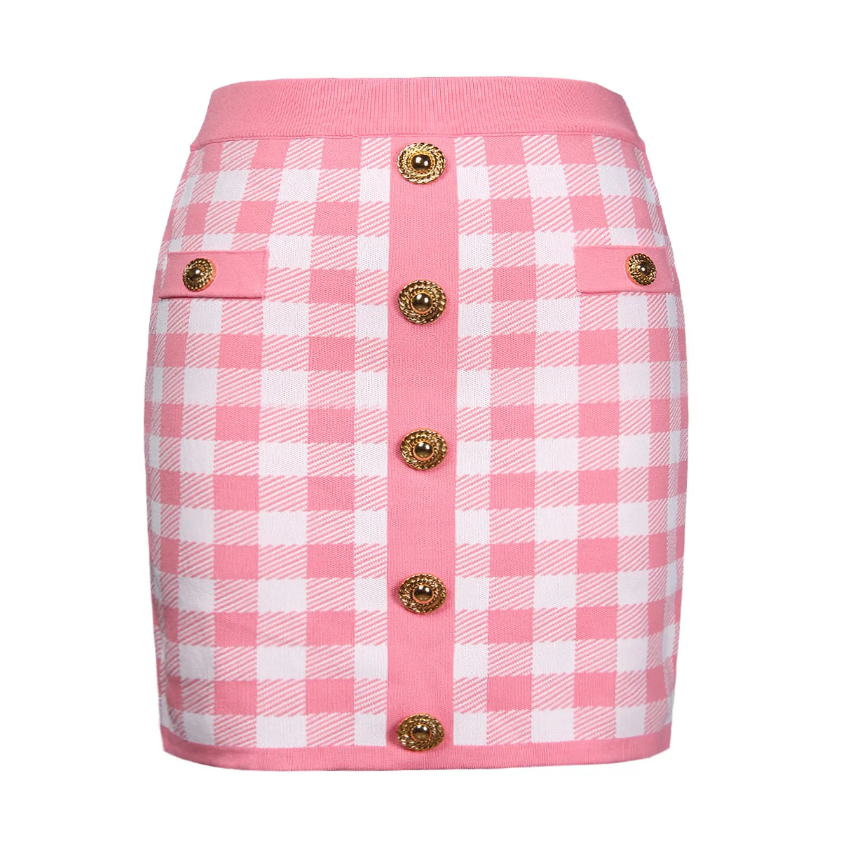 2024 spring women fashion skirt luxury  tweed skirt women fashion tweed mini skirt