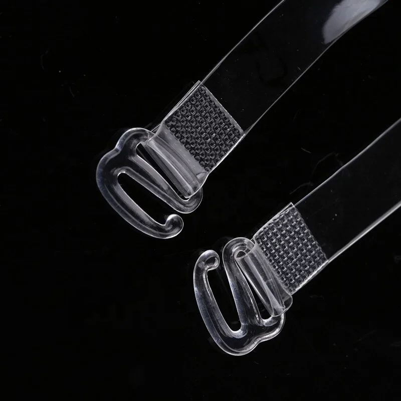 Регулирующие пряжки для бюстгальтера прозрачный Невидимый ТПУ Силиконовое нижнее белье оптом женские аксессуары для нижнего белья Резиновая лента