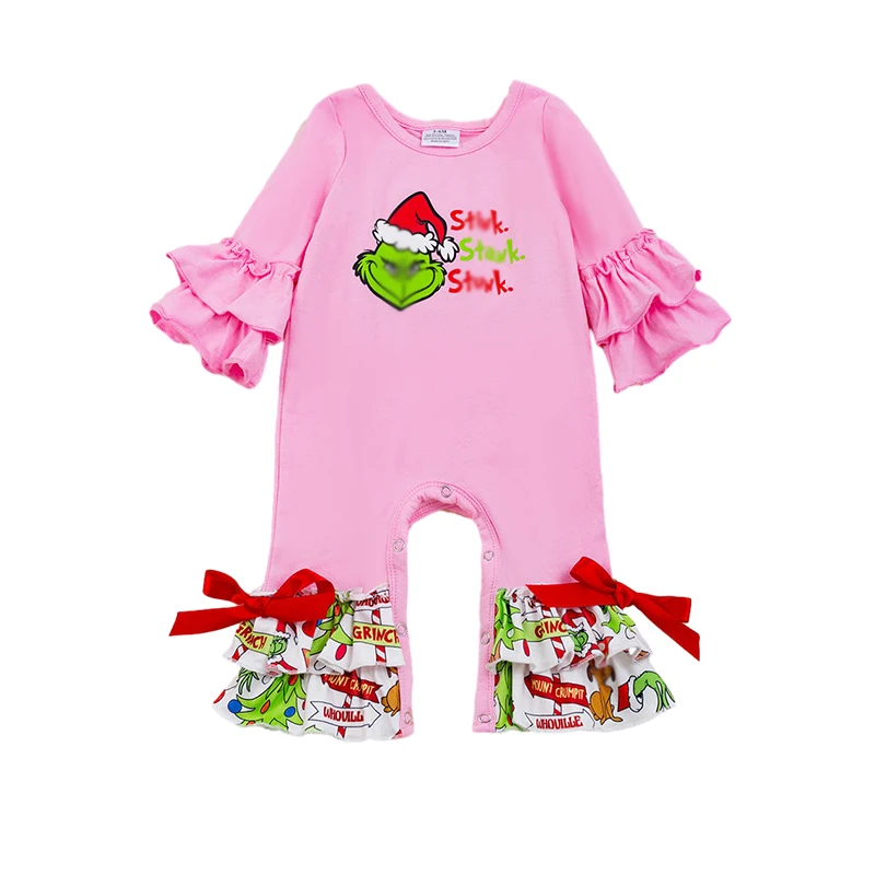 2023 New Organic Cotton Baby Fall Winter Clothes Unisex Baby Onesie Long Sleeve Soft Bubble Romper Infant Baby Bodysuit