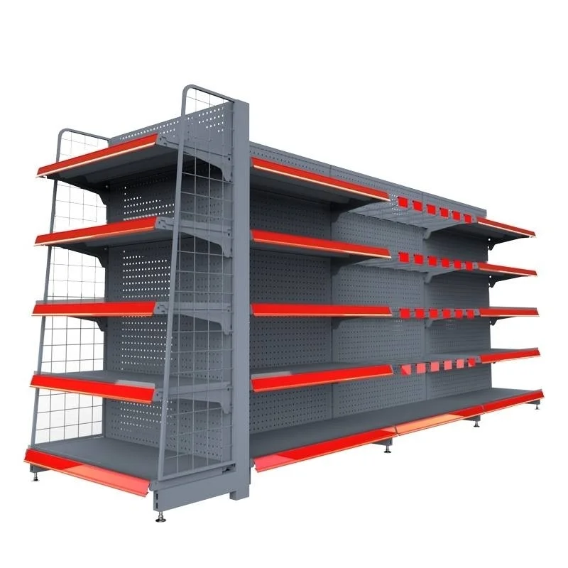 High Quality Adjustable Metal Gondola Supermarket Shelving